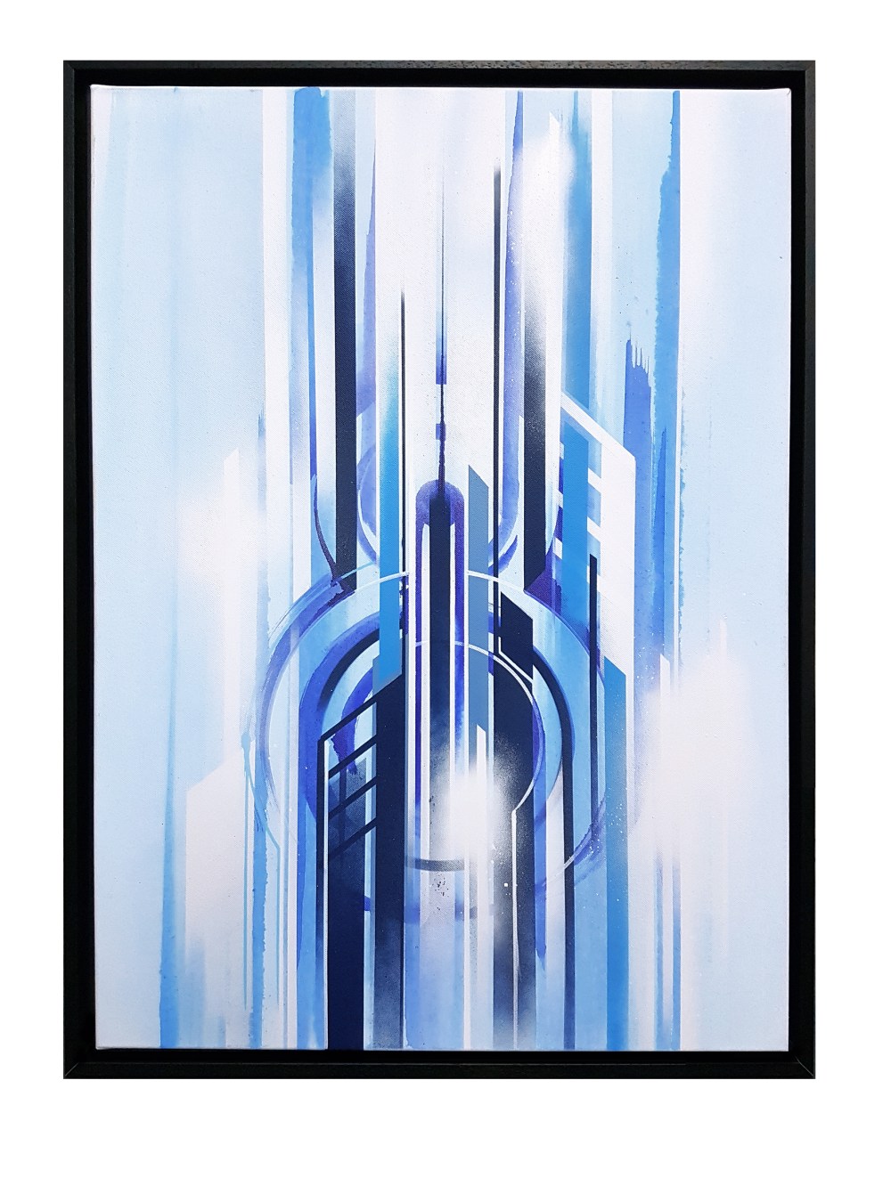 iazzu - interstellar Blue 1 Magaldi 50x70 2017