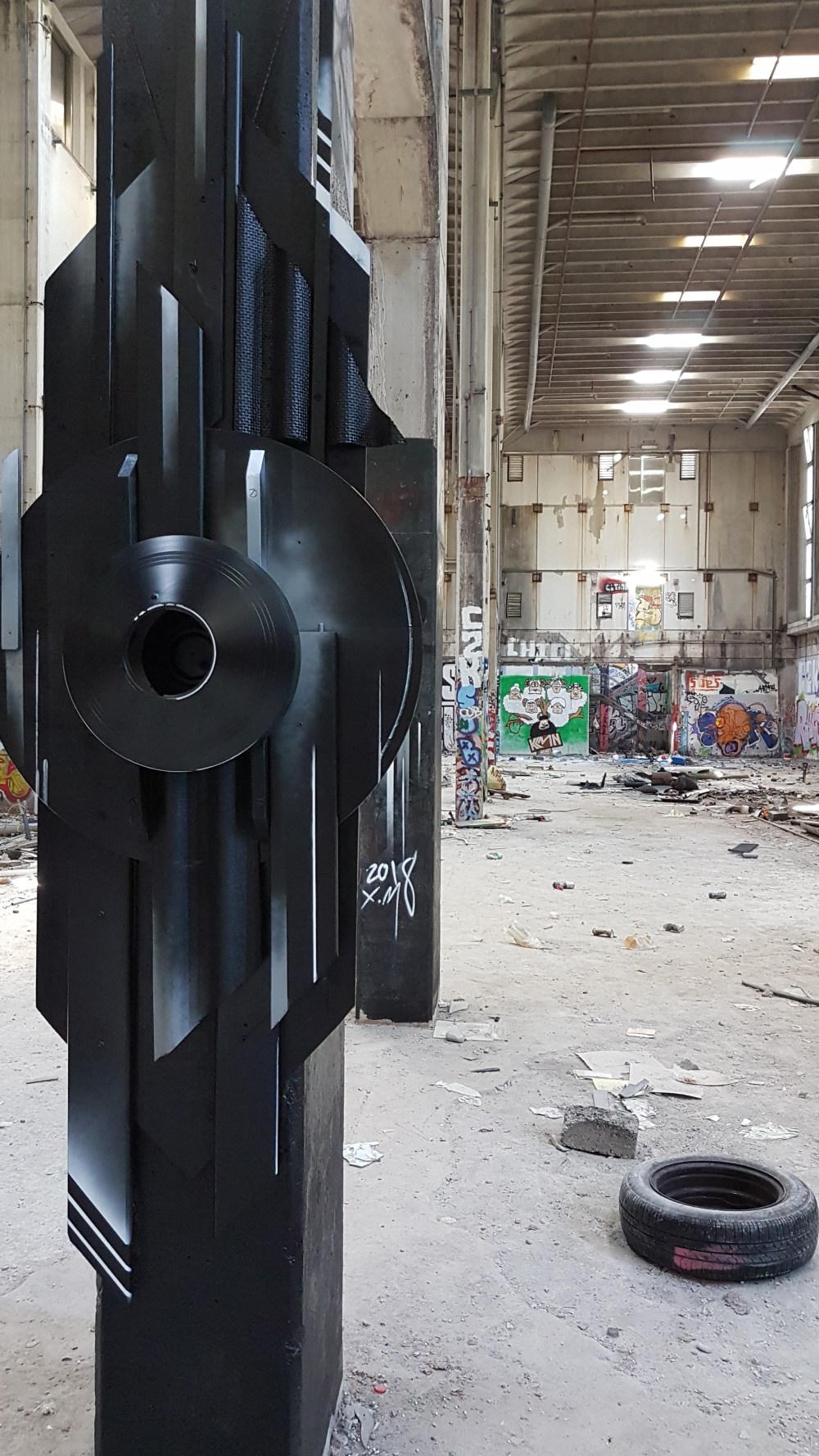 The Guardian URBEX MAGALDI Graffiti Sculpture 2018 - (2)